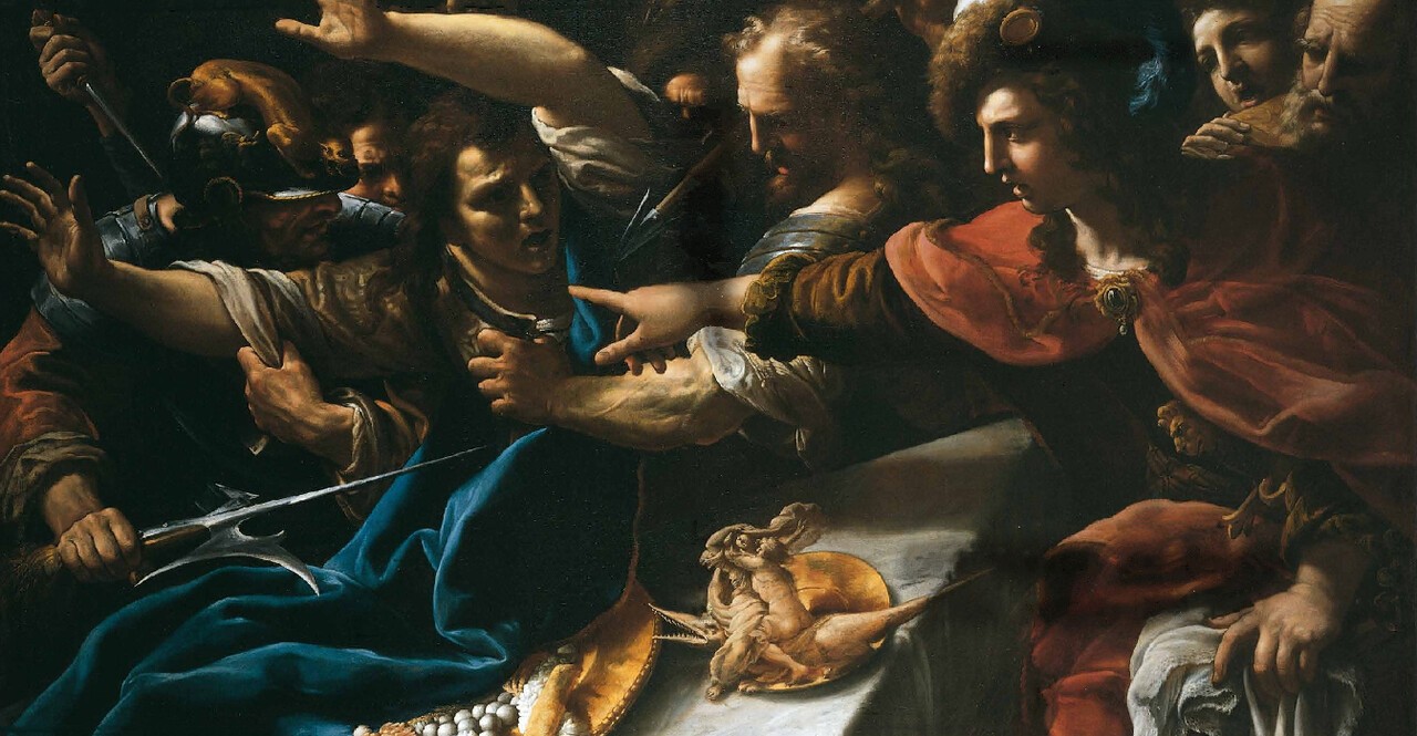 ▲ Niccolò Tornioli, ⟪The Feast of Absalom⟫ (1650) ⓒWikipedia