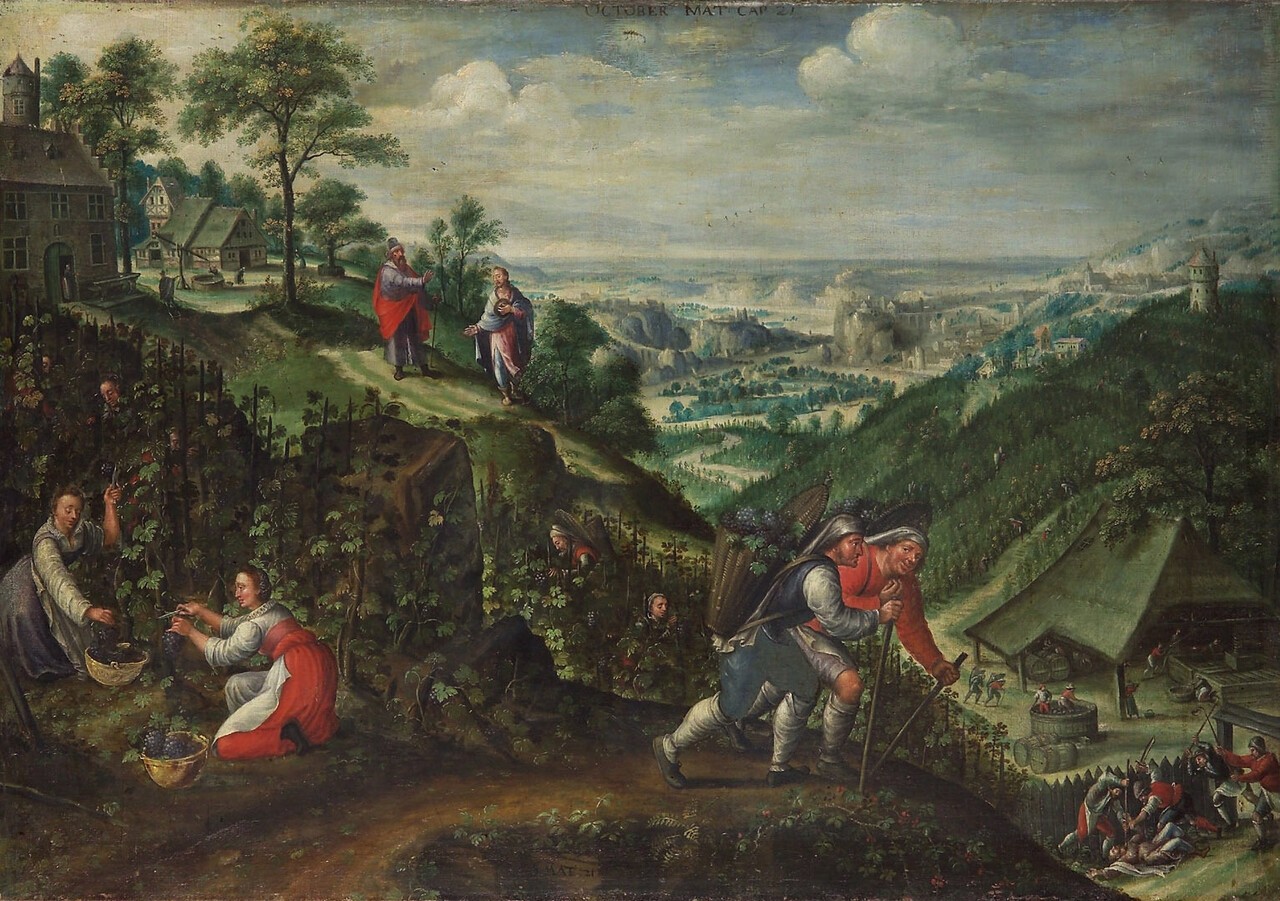 ▲ Marten van Valckenborch, ⟪Parable of the wicked husbandmen⟫ (1580-1590) ⓒWikimediaCommons