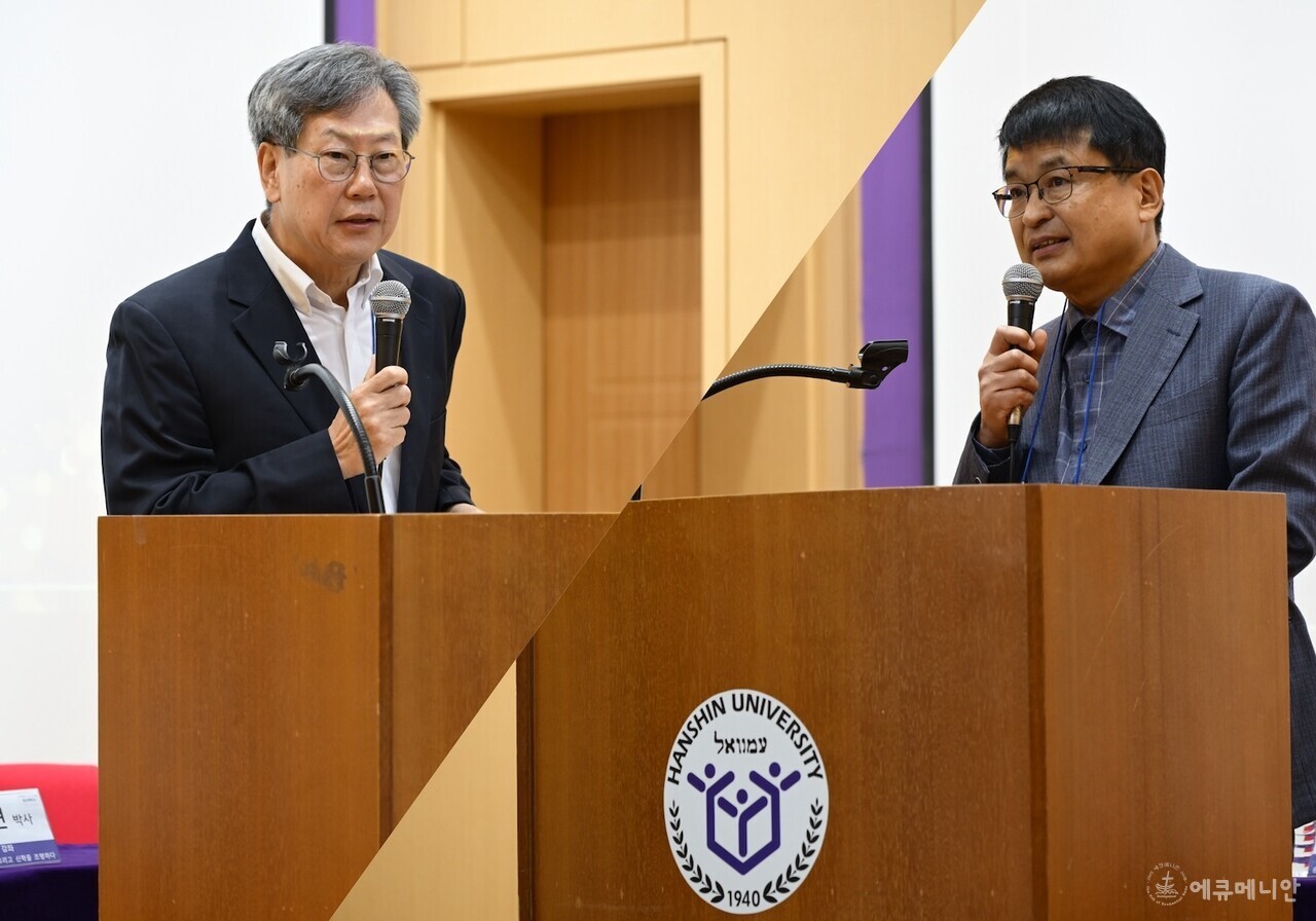 함재봉 원장과 배태진 목사